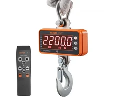 Koduva Skaitmeninės kraninės svarstyklės VEVOR OCS-S1, 1000 kg, oranžinės, su nuotolinio valdymo pultu