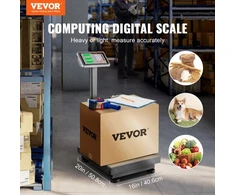 Koduva Skaitmeninės platforminės svarstyklės VEVOR 300A11B-B, iki 300 kg, 67 x 40 x 84 cm