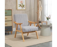 Koduva Skandinaviško stiliaus fotelis, šviesiai pilkas, 120 kg, 68 x 74 x 82 cm