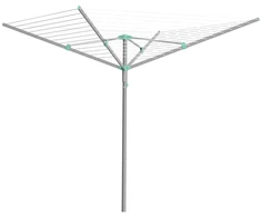 Koduva Skėtinis lauko skalbinių džiovintuvas, 60 m virvė, 179,2 x 179,2 x 199 cm, sidabrinis
