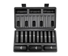 Koduva Smūginių galvučių rinkinys VEVOR SS217813A, 12,7 mm pavara, 13 dalių, 10-24 mm, CR-V legiruotas plienas