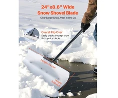 Koduva Sniego stumtuvas VEVOR, HDPE plastikas, 61 cm