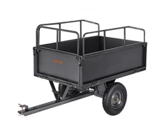 VEVOR Sodo priekaba BTC002E, plieninė, 481 l, iki 272 kg, 169 x 76 x 78 cm