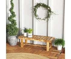 Koduva Sodo suoliukas 2 asmenims, rustic, 110 x 38 x 35 cm, tamsiai rudas