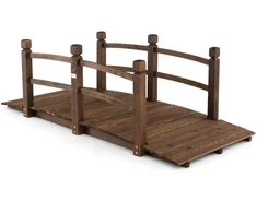 Koduva Sodo tiltas, medinis, rudas, 171 x 76,5 x 58,5 cm