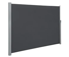 Songmics Šoninė markizė, 180 x 400 cm, aliuminis ir PU dengtas poliesteris, antracito