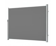 Songmics Šoninė markizė, 200 x 350 cm, aliuminio lydinys, poliesteris su PU danga, pilka