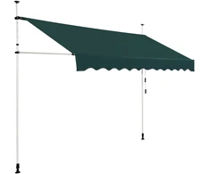 Koduva Spaudžiamas balkono markizė 300 cm žalia