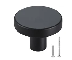 Koduva Spintelių rankenėlės VEVOR 1007, 10 vnt., 32 mm, juodos, cinko lydinys