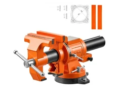 VEVOR Stalinis spaustuvas KD06, 150 mm, pasukamas 360°, 155 mm