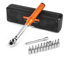 Koduva Sukimo momento rakto rinkinys VEVOR, 6 mm pavara, 2,3-22,6 N·m, oranžinis