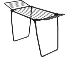 Koduva Sulankstoma skalbinių džiovyklė, juoda, 158 x 53 x 93 cm, plienas ir plastikas