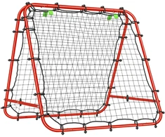 Koduva Sulankstomas futbolo rebounderio tinklas, metalinis rėmas, raudonas, 100 x 68-95 x 90 cm