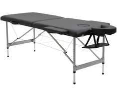 Koduva Sulankstomas masažo stalas, juodas, 185 x 70 cm, 130 kg