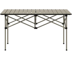 Koduva Sulankstomas stovyklavimo stalas, Khaki, aliuminio, 95 x 55 cm