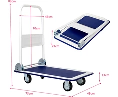 Koduva Sulankstomas transporto vežimėlis 150 kg