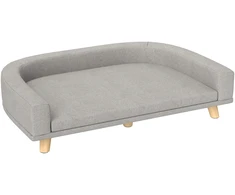 Koduva Šuns sofa dideliems šunims iki 30 kg, pilka, 98 x 67 x 25 cm