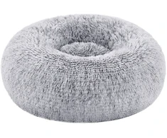 Koduva Šunų guolis, ombre pilkas, pliušinis, su PP užpildu, 40 x 15 cm
