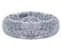 Songmics Šunų guolis, pilkas, minkštas pliušas, atminties putų dribsniai, 50 x 20 cm