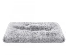 Songmics Šunų guolis, šviesiai pilkas, 80 x 50 x 10 cm, PV pliušas su PP užpildu
