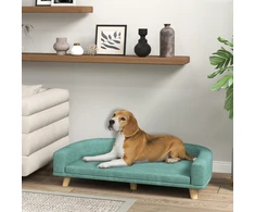 Koduva Šunų sofa-lova, žalia, 98 x 67 x 25 cm