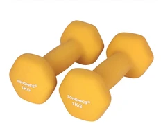 Koduva Svarmenų rinkinys, 2 vnt., po 1kg, geltonas, ketus su vinilo danga