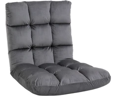 Koduva Tamsiai pilka 3 viename sulankstoma grindų sofa-lova, 55 × 108 cm