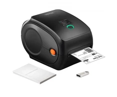 Koduva Terminis etikečių spausdintuvas VEVOR, 300 DPI, Bluetooth/USB, 25 x 21 x 18 cm