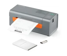 Koduva Terminis etikečių spausdintuvas VEVOR Y486, 203 dpi, USB, pilkas, 20 x 8 x 8 cm