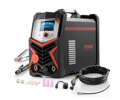 Koduva TIG suvirinimo aparatas VEVOR ACDC TIG-225, 225 A, 6-in-1, aliuminiui, 43 x 21 x 36 cm