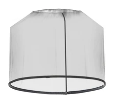 Koduva Tinklelis nuo uodų saulės skėčiui, juodas, Ø 300 x 230 cm