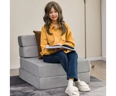 Koduva Trikartis sulankstomas sofa-lova, pilka