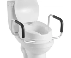 VEVOR Tualeto sėdynės paaukštinimas su porankiais SC7060D-4A, 136,1kg, 10,16 cm