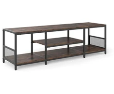TV staliukas Koduva TV spintelė Rustic Brown &amp; Juodas iki 65" televizoriui