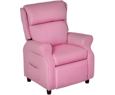 Fotelis Koduva Vaikiška poilsio sofa su kojų atrama ir reguliuojamu atlošu, rausva, 58 x 53 x 70 cm