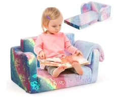 Koduva Vaikiška sofa su antklode 2in1 rožinė
