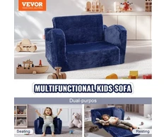 Koduva Vaikiška sofa VEVOR FL-XY-2, mėlyna, 104 x 58 x 32 cm