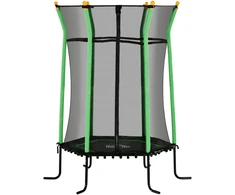 Koduva Vaikiškas batutas su apsauginiu tinklu, 122 x 111 cm, juodas, žalias, plienas, iki 50 kg