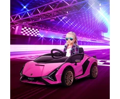 Koduva Vaikiškas elektrinis automobilis Lamborghini, rožinė, 108 x 62 x 40 cm