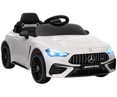 Koduva Vaikiškas elektrinis automobilis Mercedes-AMG dizaino, baltas, 99 x 55 x 43 cm