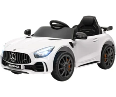 Koduva Vaikiškas elektrinis automobilis Mercedes-Benz AMG GTR, baltas, 12 V, 3-5 km/h