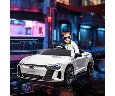Koduva Vaikiškas elektrinis automobilis Audi RS e-tron GT, baltas, 103 x 58 x 41 cm