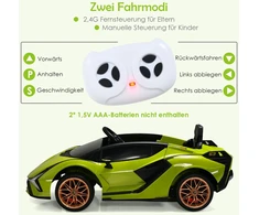 Koduva Vaikiškas elektrinis Lamborghini 12V žalias