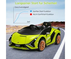 Koduva Vaikiškas elektrinis Lamborghini 12V žalias