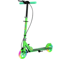 Koduva Vaikiškas paspirtukas, sulankstomas, dvigubi stabdžiai, metalinis rėmas, žalias, 73-89 cm