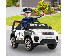 Koduva Vaikiškas policijos automobilis 12V baltas