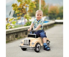Koduva Vaikiškas stumiamas automobilis Mercedes-Benz 300S, smėlio spalvos, 77,5 x 41,5 x 45 cm