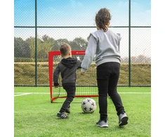 Koduva Vaikiški futbolo vartai, 2 vnt., iššokantys, raudoni, 120 x 80 x 80 cm