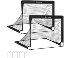 Koduva Vaikiški futbolo vartai, 2 vnt. rinkinys, 120 x 80 x 80 cm, juodi