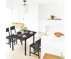 Koduva Valgomojo stalas 2–4 asmenims, sulankstomas, 78 x 120 x 76,2 cm, juodai juodas